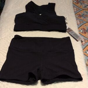 Women's Black Activewear Set
